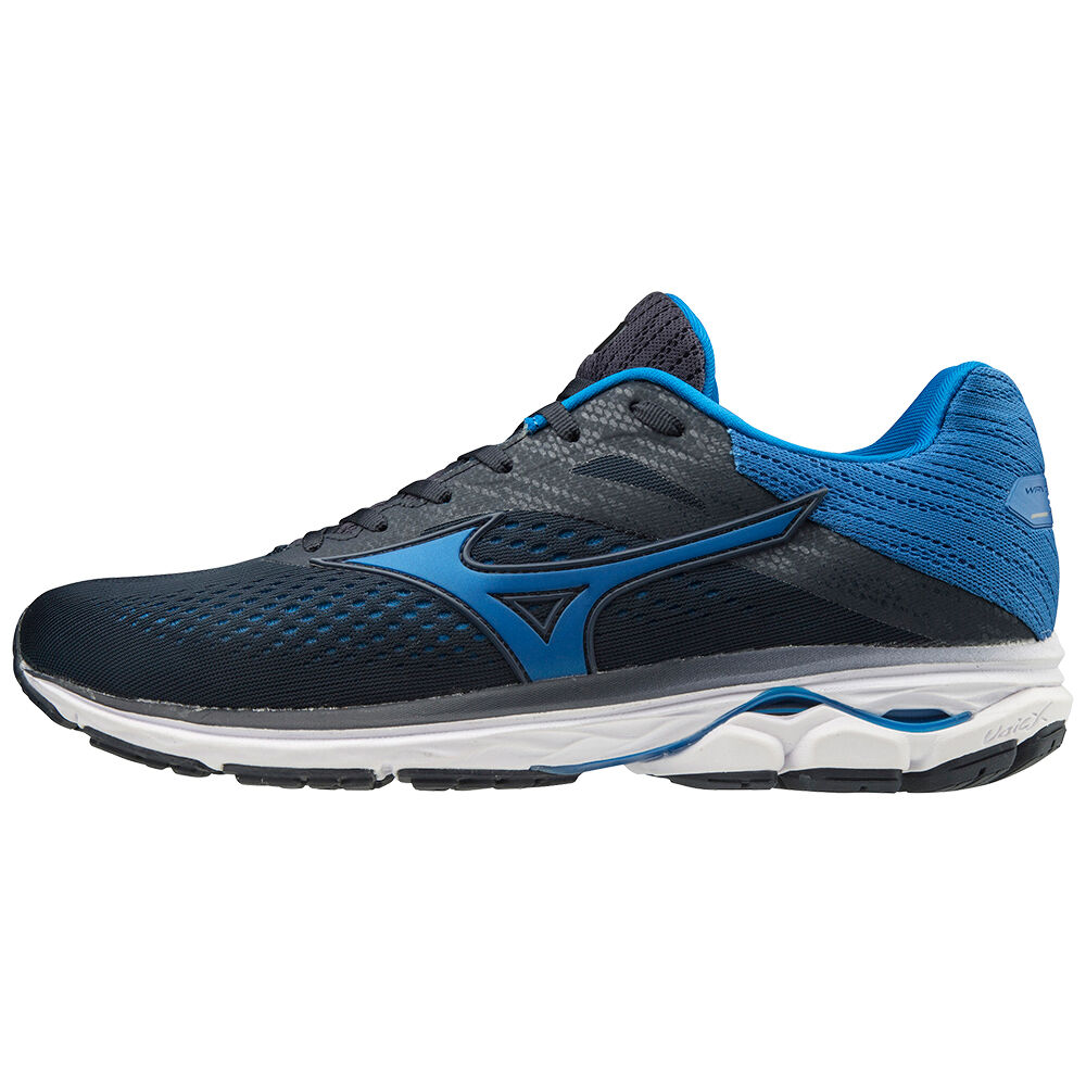 Zapatillas Running Mizuno WAVE RIDER 23 Hombre Azul Marino/Blancas Comprar DRFK-02517